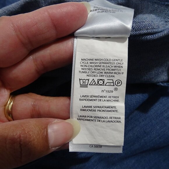 Polo Ralph Lauren Men Classic Blue Denim Button Down Shirt Size XL Long Sleeve - Picture 7 of 11